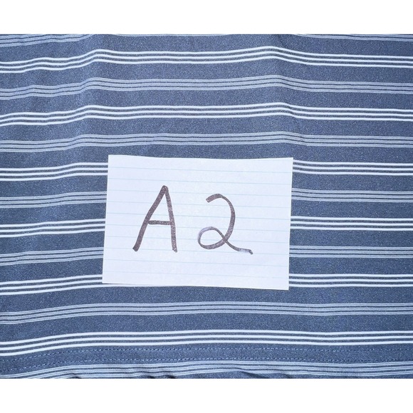 PGA Tour Golf Shirt Size XL Extra Large Polo Gray White Striped - Picture 11 of 11